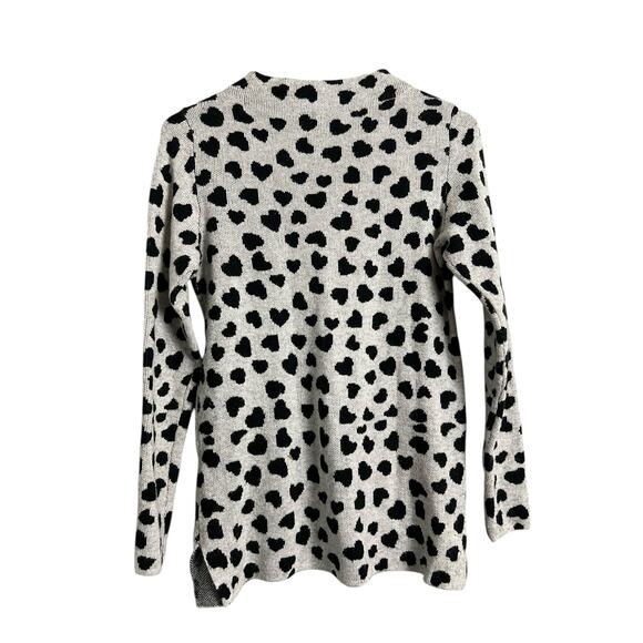 LOFT XXSP XS Womens Sweater Animal Print Soft Cozy Basic Casual Ann Taylor Wool - Picture 5 of 5